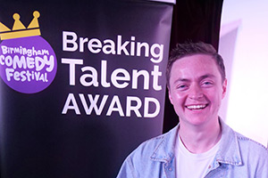 Birmingham Comedy Festival Breaking Talent Award 2024. Tom Towelling. Credit: Dave Freak