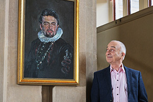 Blackadder portrait. Tony Robinson