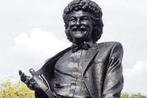 A statue of Bobby Ball in Lytham St Annes