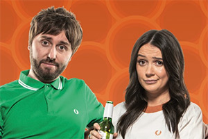 The Buckleys. Image shows left to right: James Buckley, Clair Buckley