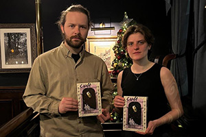 CHAFF magazine founders. Image shows left to right: Will BF, Amber Ash