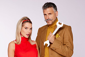 Cluedo 2 - The Next Chapter. Image shows left to right: Helen Flanagan, Jason Durr