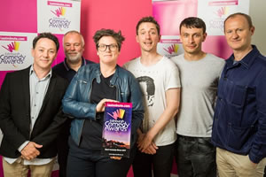 Edinburgh Comedy Awards 2017. Image shows from L to R: Reece Shearsmith, Steve Pemberton, Hannah Gadsby, John Robins, Richard Gadd, Mark Gatiss