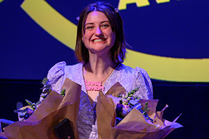 Funny Women Awards 2022. Lorna Rose Treen. Credit: Steve Ullathorne