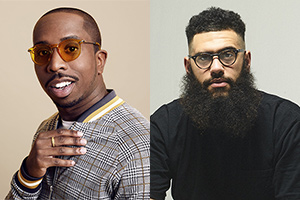 Hex Shop. Image shows from L to R: Kiell Smith-Bynoe, Jamali Maddix