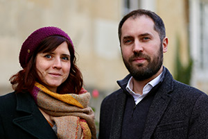 Image shows left to right: Jen Sugden, Chris Sugden