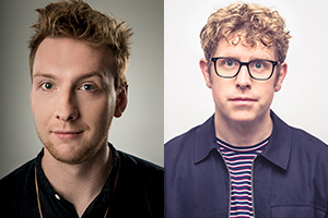 Image shows from L to R: Joe Lycett, Josh Widdicombe