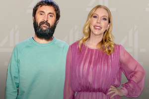 Image shows from L to R: Joe Wilkinson, Katherine Ryan. Copyright: Channel 4 Television Corporation