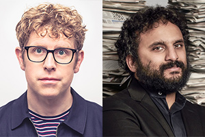 Image shows from L to R: Josh Widdicombe, Nish Kumar