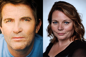 Image shows from L to R: Bradley Walsh, Joanna Scanlan. Copyright: Genial Productions