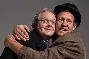 The Lavender Hill Mob. Image shows left to right: Miles Jupp, Justin Edwards