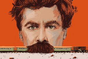 Artwork for Mike Wozniak's Zusa tour, by Madison Coby. Mike Wozniak