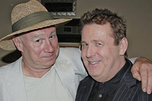 Image shows left to right: Neil Innes, Martin Lewis