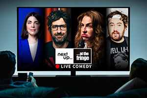 NextUp to stream over 50 Edinburgh comedy shows