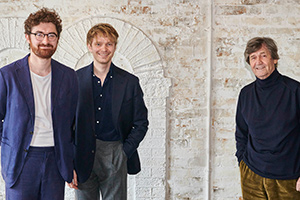 The Southbank Show. Image shows from L to R: Ben Ashenden, Alexander Owen, Melvyn Bragg