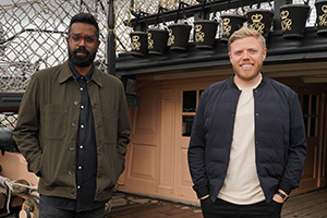 DNA Journey. Image shows left to right: Romesh Ranganathan, Rob Beckett