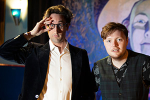 Image shows from L to R: Robert Wringham, Gabriel Featherstone. Copyright: Max Crawford