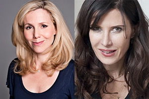 Image shows left to right: Sally Phillips, Ronni Ancona