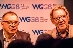 Image shows from L to R: Maurice Gran, Laurence Marks. Copyright: Em Fitzgerald