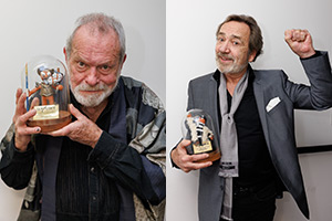 Image shows left to right: Terry Gilliam, Robert Lindsay. Credit: David Betteridge