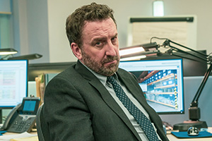 David Rickman in Line Of Duty - Sport Relief 2020. Lee Mack