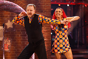 Strictly Come Dancing 2024. Image shows left to right: Chris McCausland, Dianne Buswell