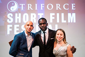 TriForce team. Image shows from L to R: Fraser Ayres, Jimmy Akingbola, Minnie Ayres