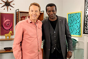 The TV That Made Me. Image shows from L to R: Brian Conley, Stephen K Amos