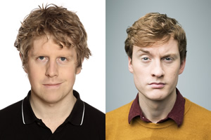 Image shows from L to R: Josh Widdicombe, James Acaster