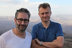 The World's Most Dangerous Roads. Image shows left to right: David Baddiel, Hugh Dennis