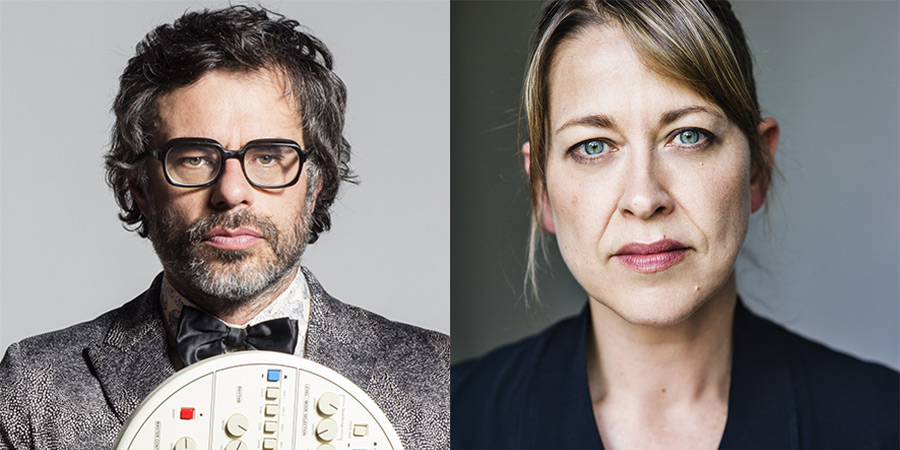 Image shows left to right: Jemaine Clement, Nicola Walker