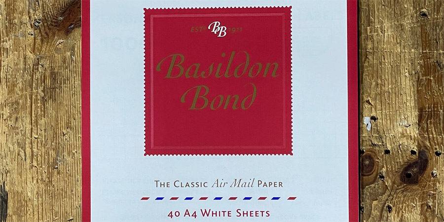 Basildon Bond - The classic air mail paper