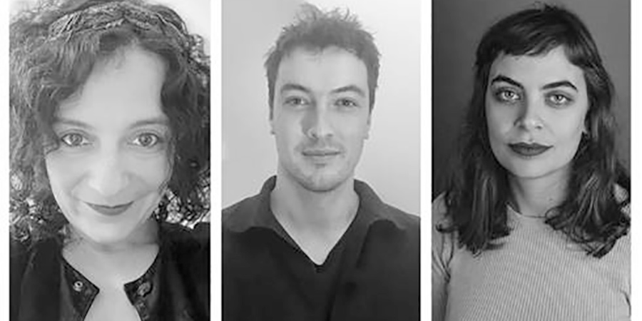 Image shows from L to R: Ben Hough, Laurie Farrugia, Natasha Heliotis