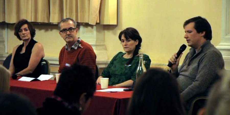 Image shows from L to R: Vivienne Clore, Bill Dare, Caroline Norris, Stephen Follows