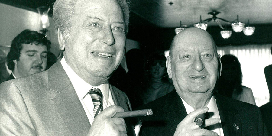 Image shows left to right: Bernard Delfont, Lew Grade