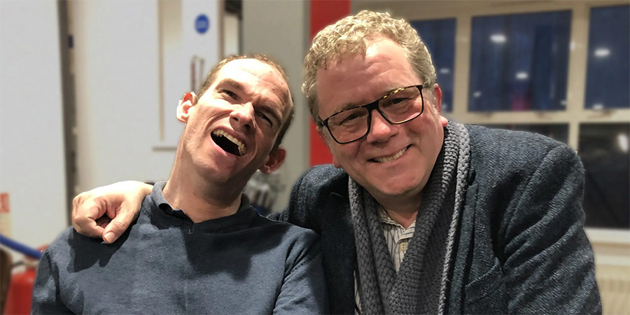 Image shows left to right: Josh Barry, Jon Culshaw