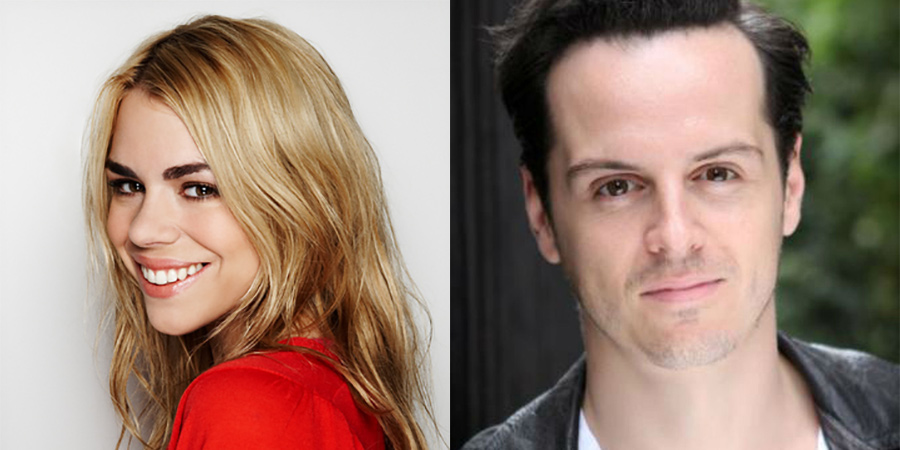 Image shows from L to R: Billie Piper, Andrew Scott