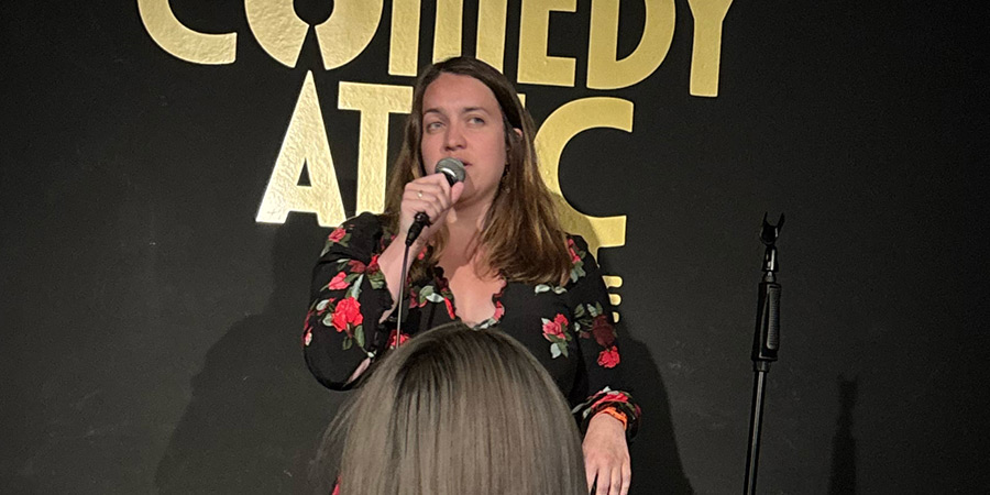The Comedy Attic. Agnes Carter. Credit: Bobby Carroll The Comedy Attic. Agnes Carter. Credit: Bobby Carroll