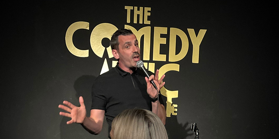 The Comedy Attic. Daniel Downie. Credit: Bobby Carroll The Comedy Attic. Daniel Downie. Credit: Bobby Carroll