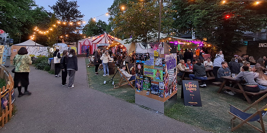 Brighton Fringe Wunderbarn area. Credit: Si Hawkins Brighton Fringe Wunderbarn area. Credit: Si Hawkins
