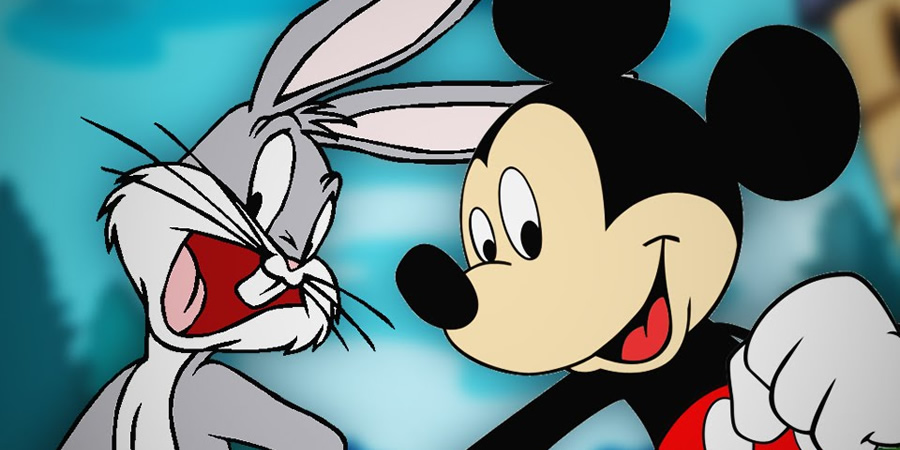 Bugs Bunny and Micky Mouse