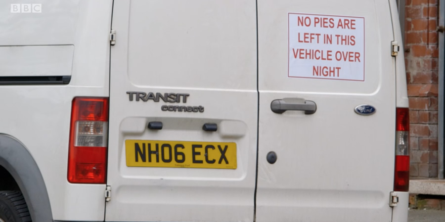 No pies are left in this vehicle overnight