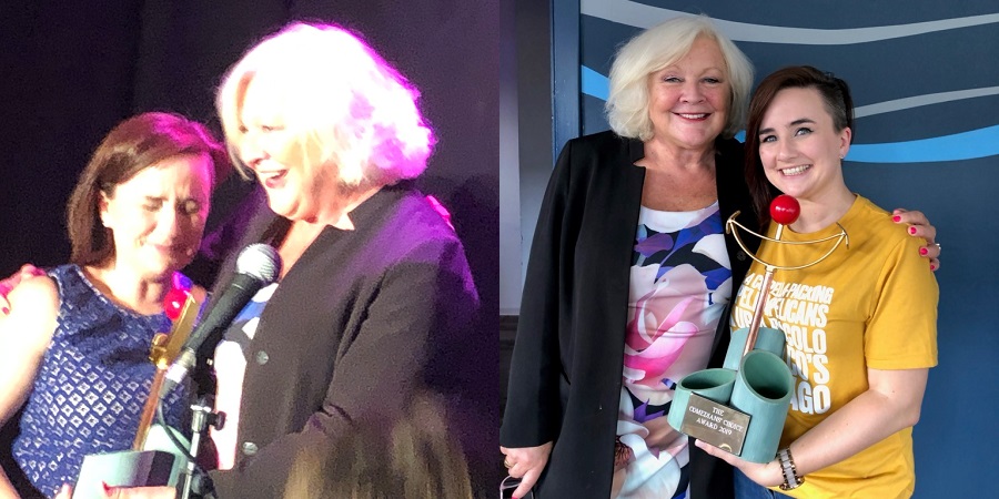 The Comedians' Choice Awards 2019. Image shows from L to R: Laura Lexx, Karen Koren