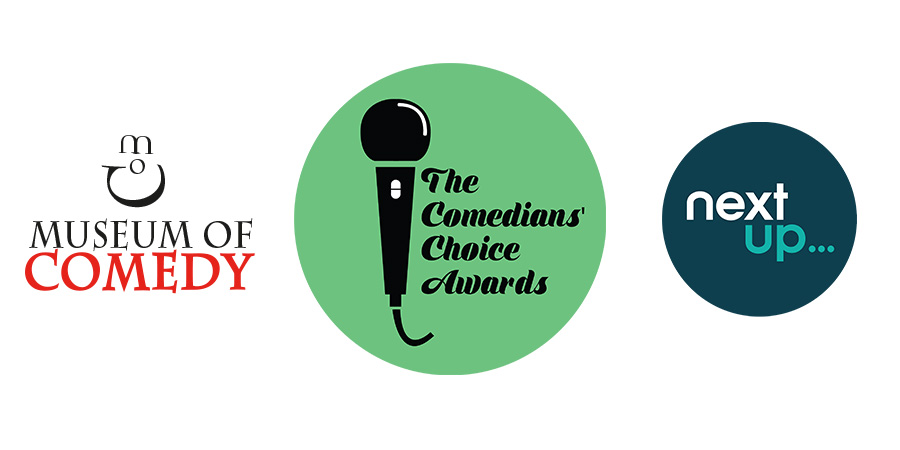 The Comedians' Choice Awards, Museum of Comedy and Next Up logos