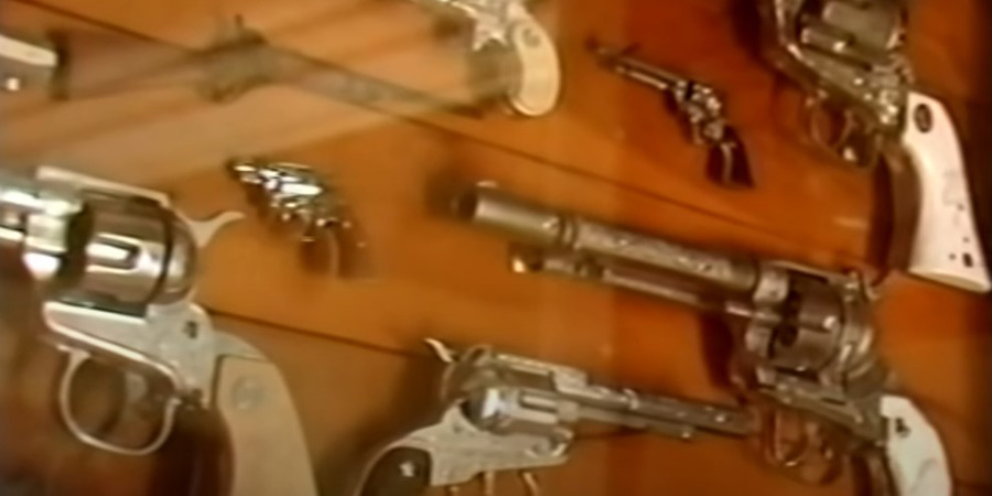 Leo Milligan's gun collection