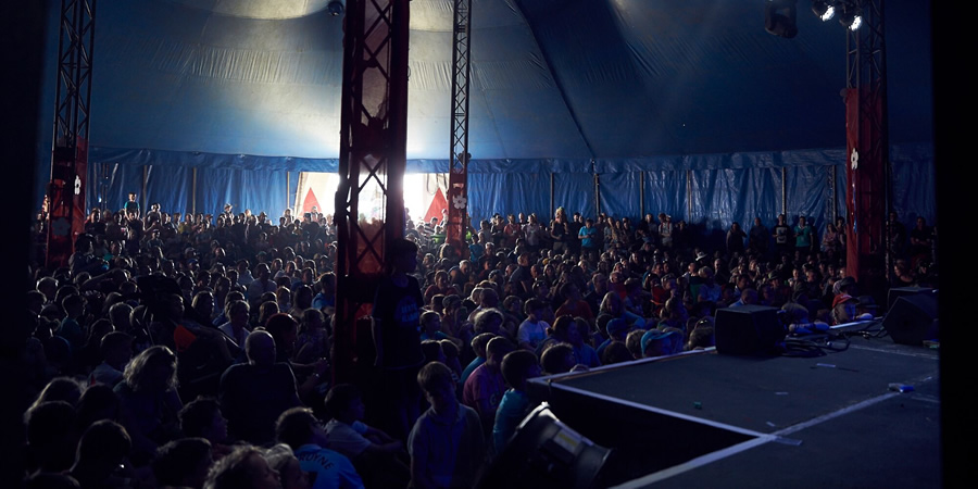 Big top tent at Deer Shed Festival. Copyright: Deer Shed Festival