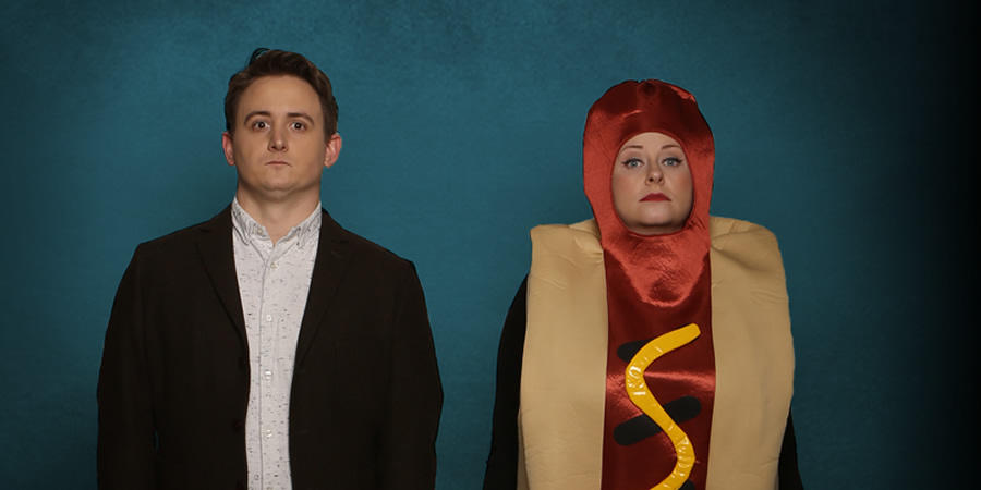 The Delightful Sausage. Image shows from L to R: Chris Cantrill, Amy Gledhill