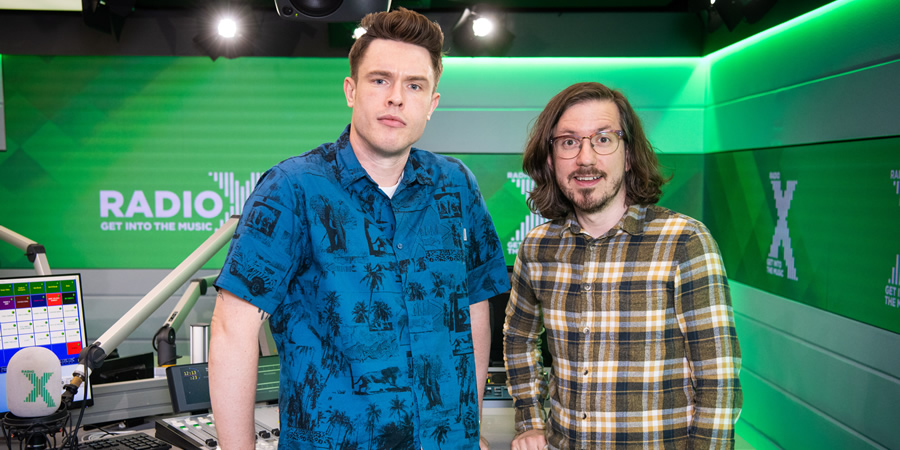 Image shows from L to R: Ed Gamble, Matthew Crosby. Copyright: Radio X