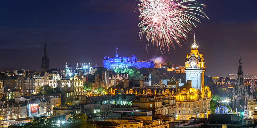 Edinburgh Festival fireworks