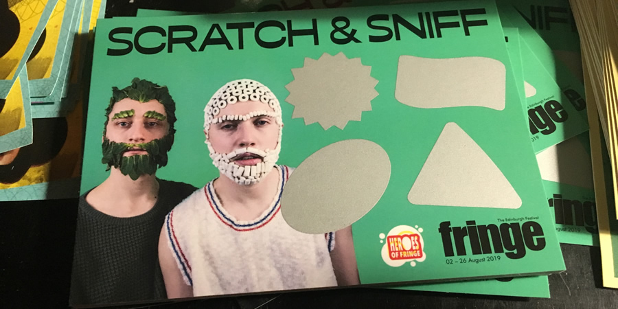 Scratch & Sniff flyer. Copyright: Ian Wolf